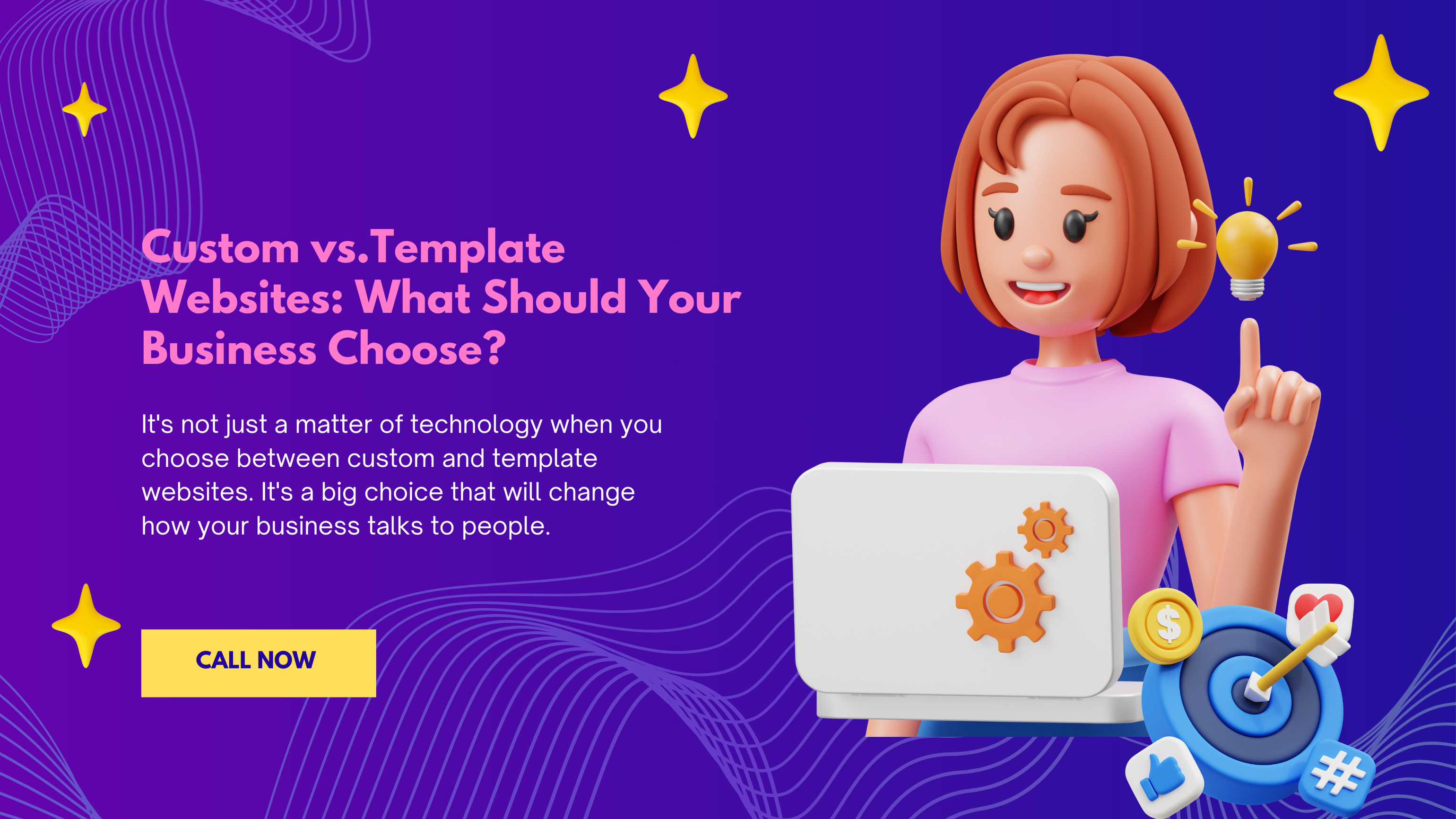 Custom vs.Template Websites: What Should Your Business Choose?